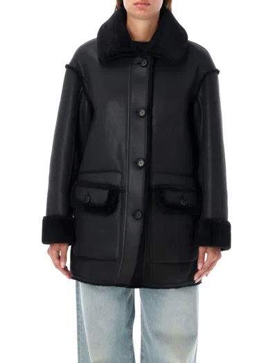 Urbancode London Black Faux-fur Jacket