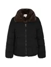Urbancode Puffer Jacket In Black