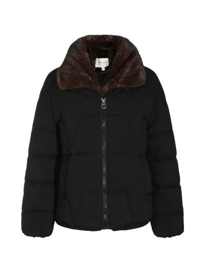 Urbancode Puffer Jacket In Black