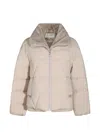 Urbancode Puffer Jacket In Neutral