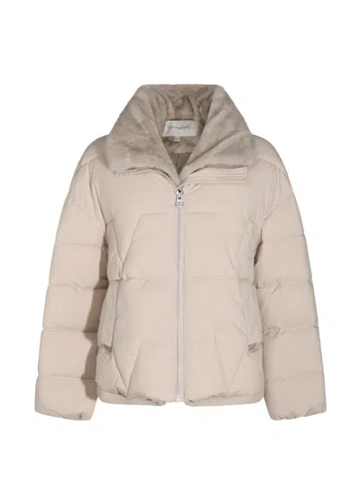 Urbancode Puffer Jacket In Neutral