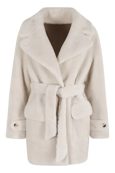 Urbancode Reversible Cream And Tan Jacket In Multi