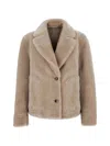 Urbancode Reversible Shearling Jacket In Animal Print