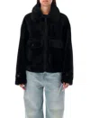 Urbancode Long-sleeved Casual Jacket In Black