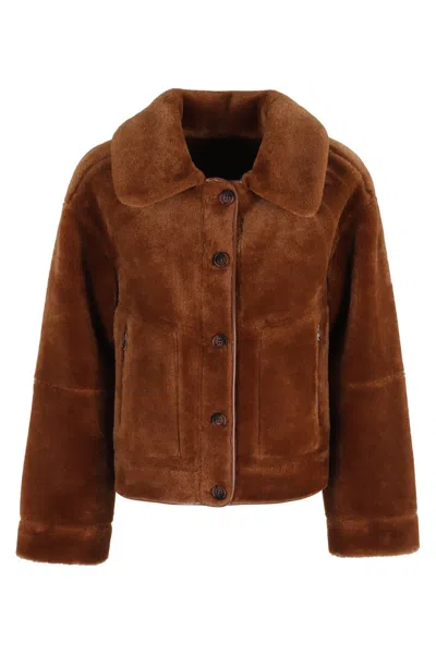 URBANCODE REVERSIBLE TOFFEE WOOL-BLEND JACKET