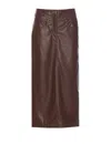Urbancode Coffe Skirt In Brown
