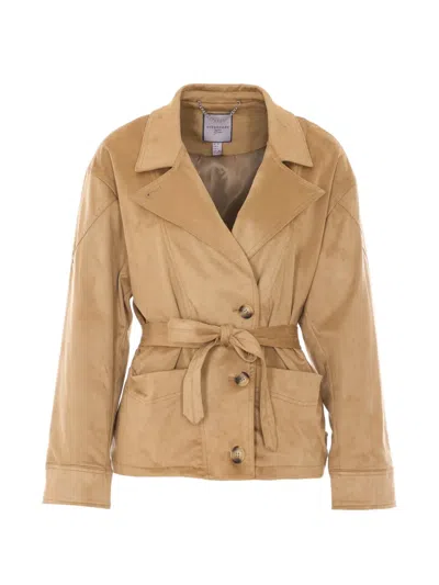Urbancode V-neck Jacket In Neutral