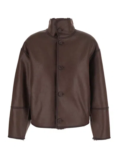 Urbancode Women's Stretch Fabric Coat In Brown