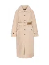 Urbancode Wool Coat In Neutral