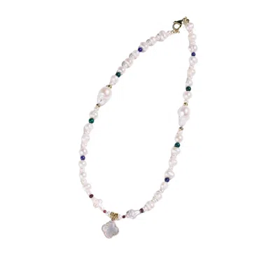 Urbane Jewelry Studio Women's White Eloquence Pearl Necklace