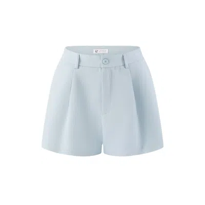Urbanic Co - Ord Darted Shorts - Light Blue