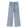Urbanic Low-waist Wide Leg Jeans - Light Blue