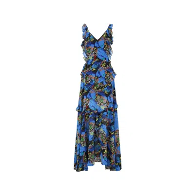 Urbanic Women's Cut Out Slip Dress - Multicolour In Blue