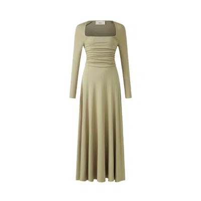 Urbanic Women's Neutrals Gathered Bodycon Dress - Neutral