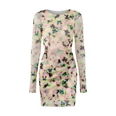 Urbanic Women's Neutrals Printed Bodycon Dress - Neutral