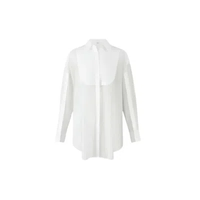 Urbanic Women's Patchwork Placket Blouse - White