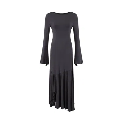Urbanic Women's Ruffle Bodycon Dress - Grey