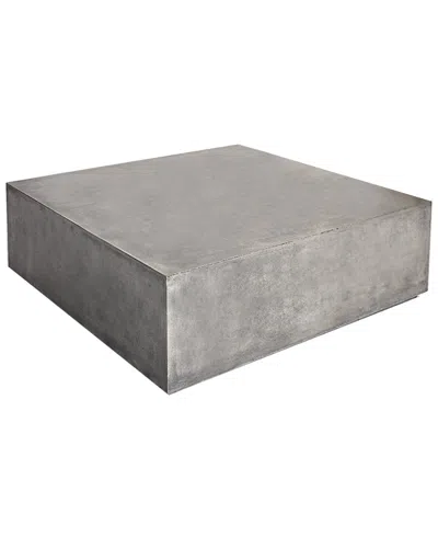 Urbia Bloc Square Coffee Table In Gray