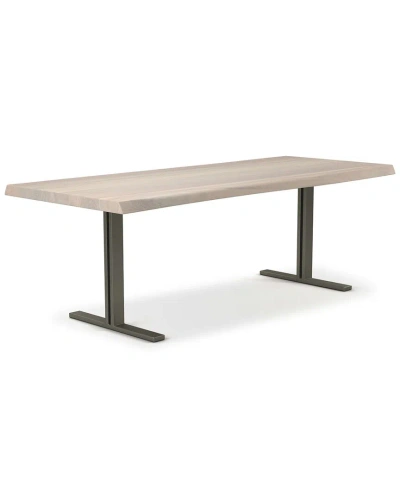 Urbia Brooks 116in T Base Dining Table In White