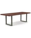 Urbia Brooks 79in U Base Dining Table In Brown