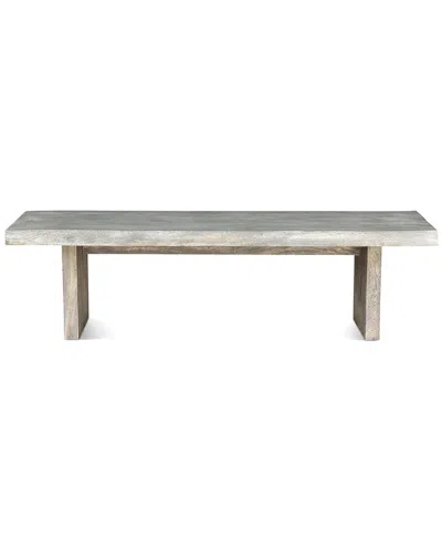 Urbia Brooks 65in Sandblasted Bench In Gray