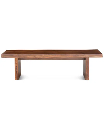 Urbia Brooks 102in Bench In Brown