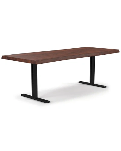 Urbia Brooks 92in T Base Dining Table In Brown