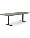URBIA URBIA BROOKS 92IN T BASE DINING TABLE
