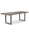 Urbia Brooks 79in U Base Dining Table In Grey