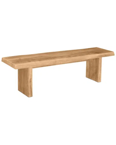 Urbia Brooks Bench 65in Teak Frame In Brown