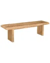 Urbia Brooks Bench 65in Teak Frame