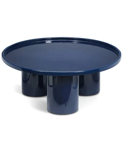 Urbia Eclat Sofia Enamel Coffee Table In Blue
