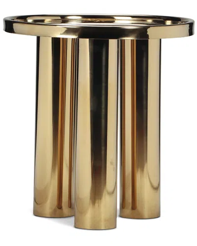 Urbia Eclat Sofia Polished End Table In Gold