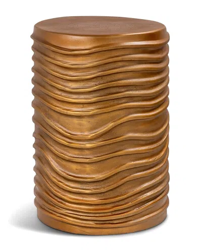 Urbia Elements Reid Accent Stool In Gold