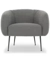 Urbia Metro Sepli Accent Chair In Grey