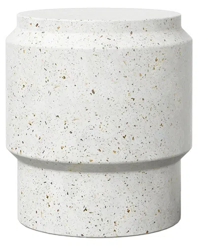 Urbia Mixx Barrel Stool Ivory Terrazzo