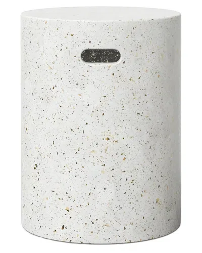 Urbia Mixx Cylinder Stool Ivory Terrazzo