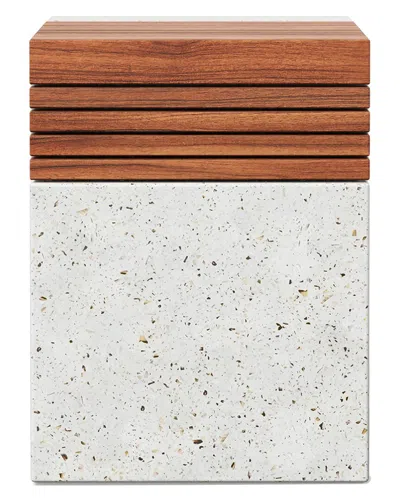 Urbia Mixx Stecca Cascata Stool Ivory Terrazzo