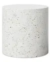 Urbia Mixx Una 16in Pedestal Ivory Terrazzo