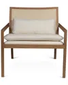Urbia Modern Brazilian Barra Cane Lounge Chair