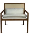 Urbia Modern Brazilian Barra Cane Lounge Chair