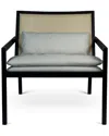Urbia Modern Brazilian Barra Cane Lounge Chair