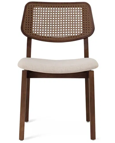 Urbia Modern Brazilian Beth Cane Side Chair In Brown