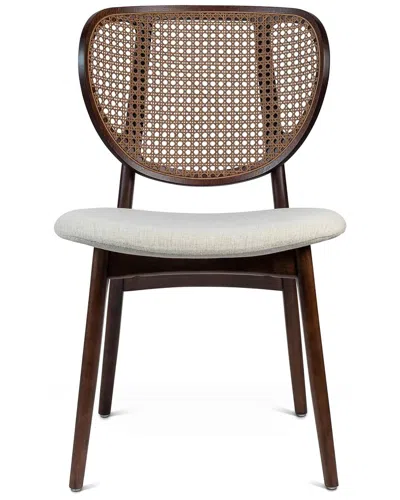 Urbia Modern Brazilian Joelma Cane Side Chair In Brown