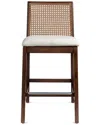 Urbia Modern Brazilian Nardia Cane Counter Stool