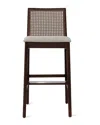 Urbia Modern Brazilian Nardia Cane Counter Stool