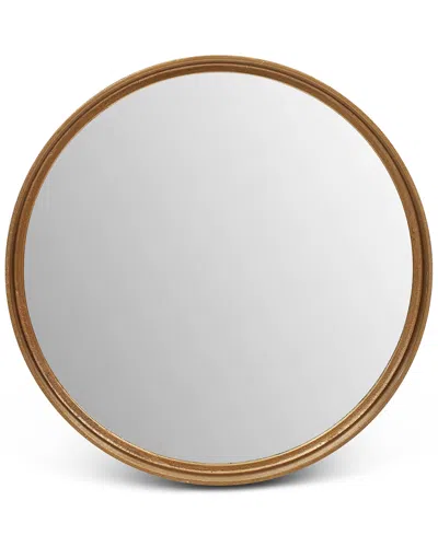 Urbia Samar Round Mirror In Brown