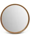 Urbia Samar Round Mirror In Brown