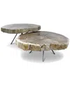 Urbia Set Of 2 Lastra Nesting Coffee Tables