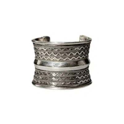Urbiana Billow Cuff Bracelet In Grey